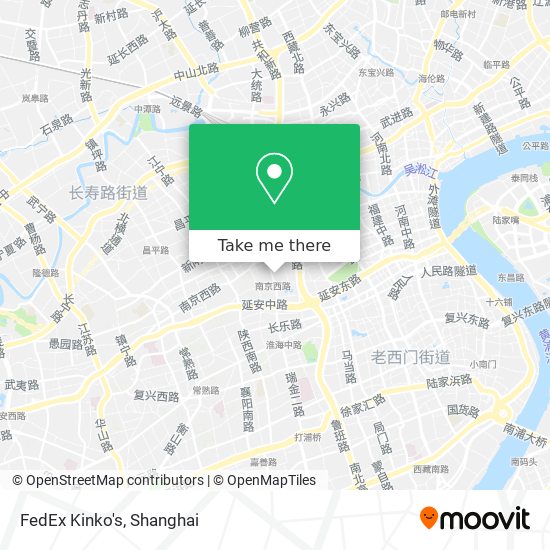 FedEx Kinko's map