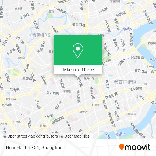 Huai Hai Lu 755 map