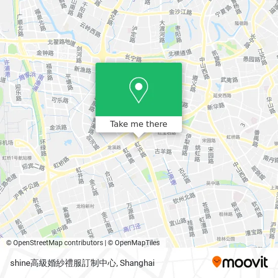 shine高級婚紗禮服訂制中心 map