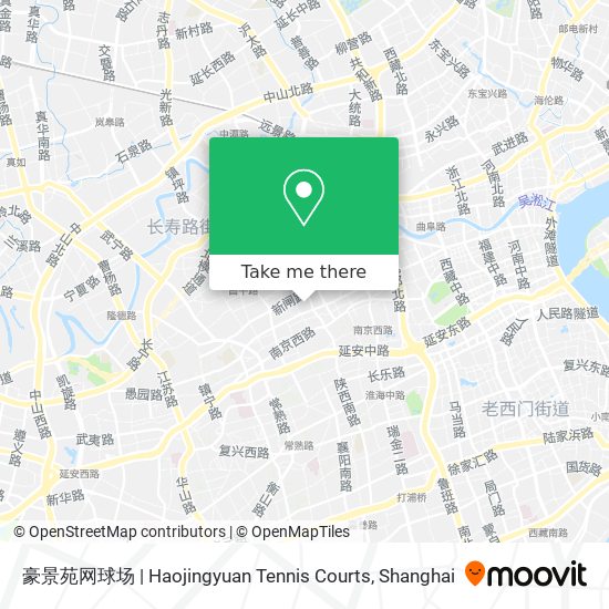 豪景苑网球场 | Haojingyuan Tennis Courts map