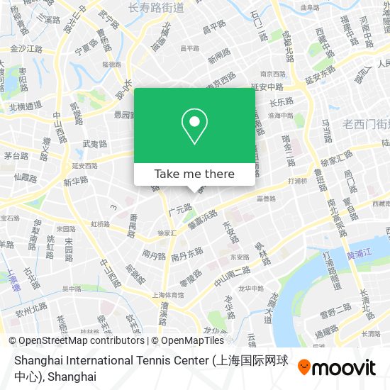 Shanghai International Tennis Center (上海国际网球中心) map