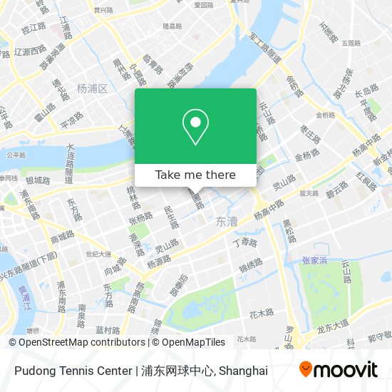 Pudong Tennis Center | 浦东网球中心 map