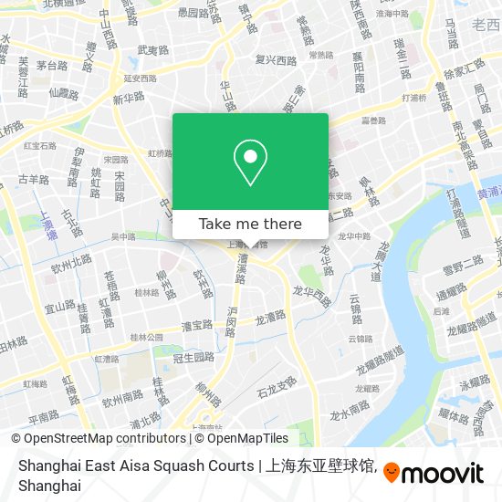 Shanghai East Aisa Squash Courts | 上海东亚壁球馆 map