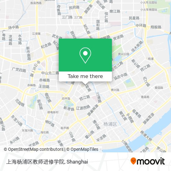上海杨浦区教师进修学院 map