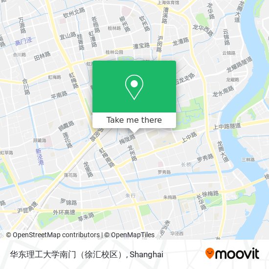 华东理工大学南门（徐汇校区） map