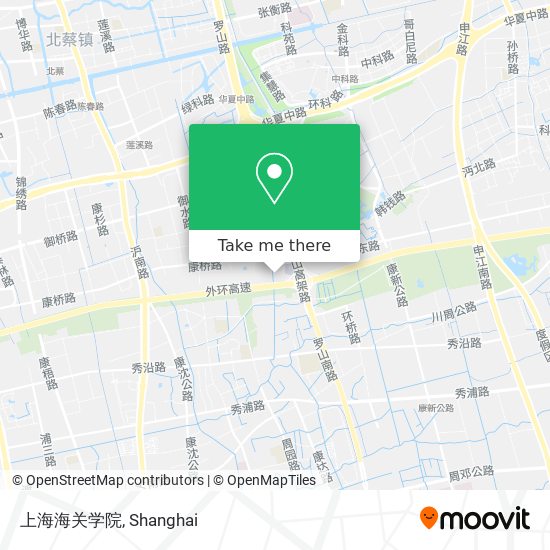 上海海关学院 map