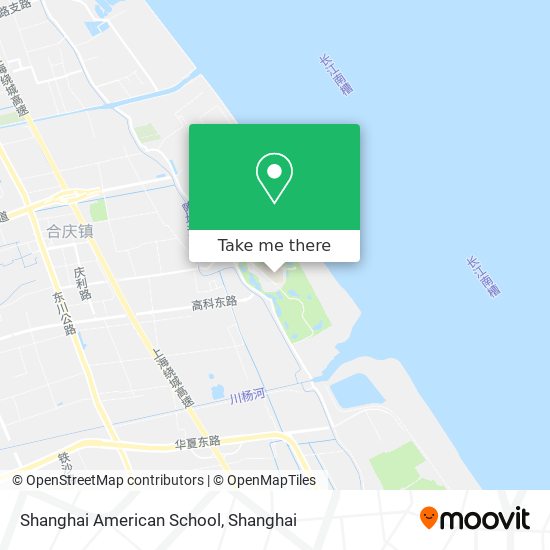 Shanghai American School map