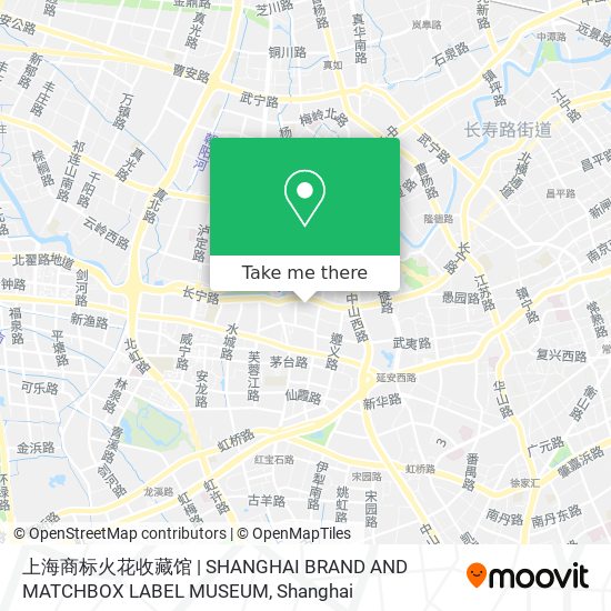 上海商标火花收藏馆 | SHANGHAI BRAND AND MATCHBOX LABEL MUSEUM map