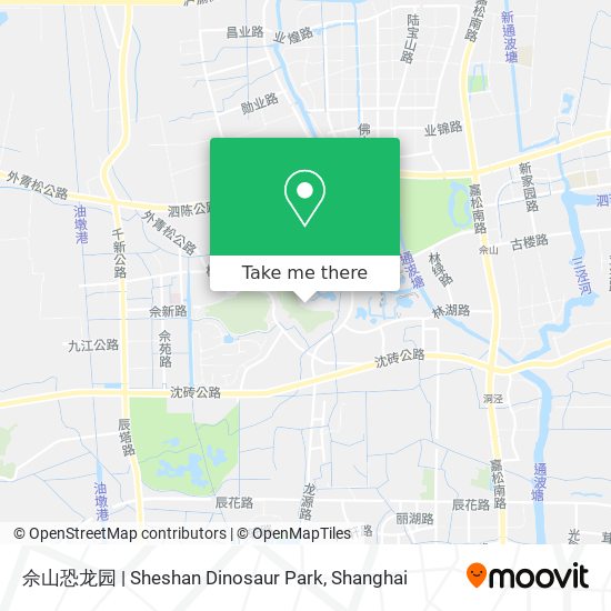 佘山恐龙园 | Sheshan Dinosaur Park map