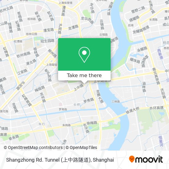 Shangzhong Rd. Tunnel (上中路隧道) map