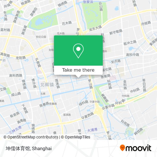 坤儒体育馆 map
