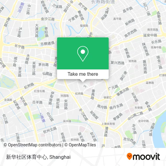 新华社区体育中心 map