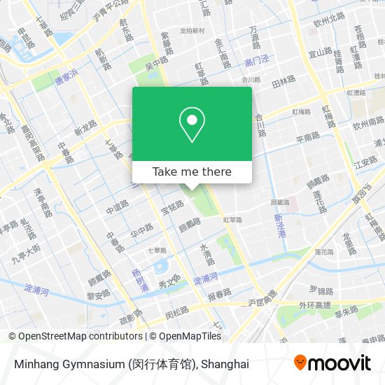 Minhang Gymnasium (闵行体育馆) map