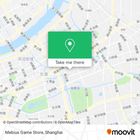 Mebius Game Store map