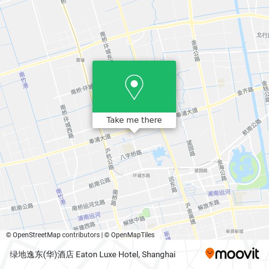 绿地逸东(华)酒店 Eaton Luxe Hotel map
