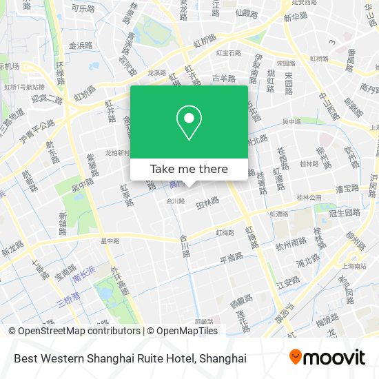 Best Western Shanghai Ruite Hotel map