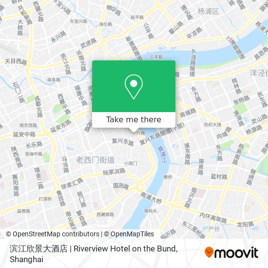 滨江欣景大酒店 | Riverview Hotel on the Bund map