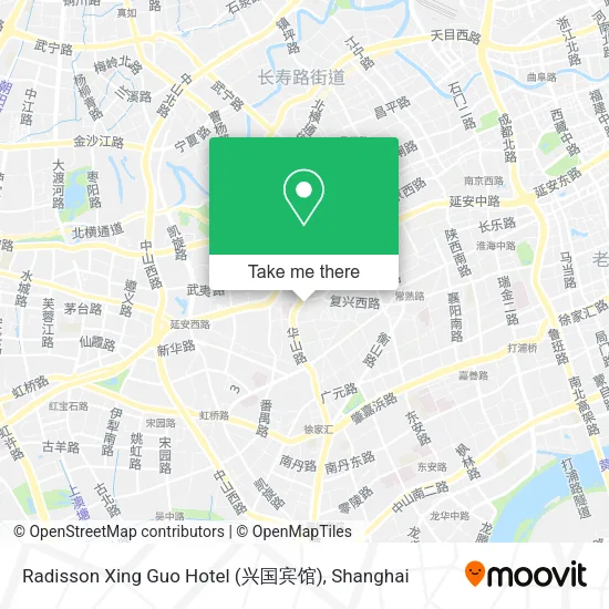 Radisson Xing Guo Hotel (兴国宾馆) map