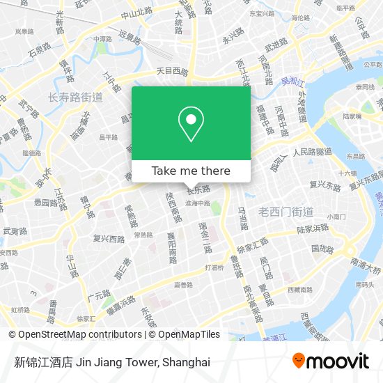 新锦江酒店 Jin Jiang Tower map