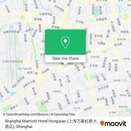 Shanghai Marriott Hotel Hongqiao (上海万豪虹桥大酒店) map