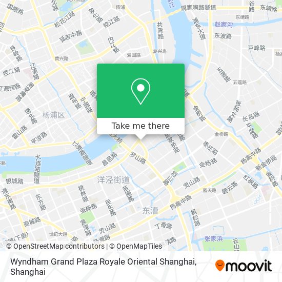 Wyndham Grand Plaza Royale Oriental Shanghai map