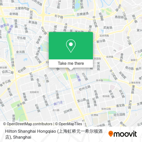 Hilton Shanghai Hongqiao (上海虹桥元一希尔顿酒店) map