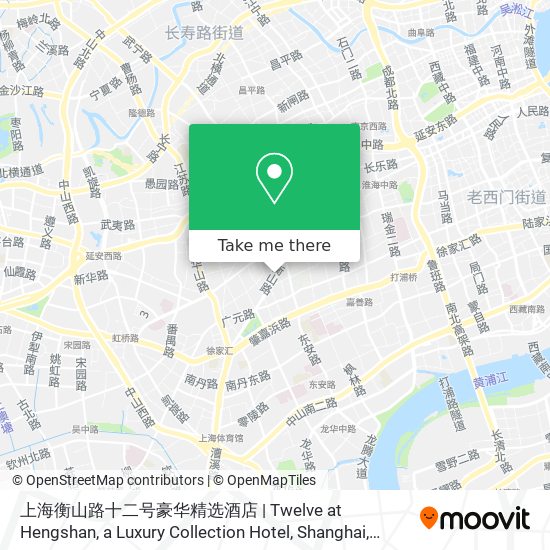 上海衡山路十二号豪华精选酒店 | Twelve at Hengshan, a Luxury Collection Hotel, Shanghai map