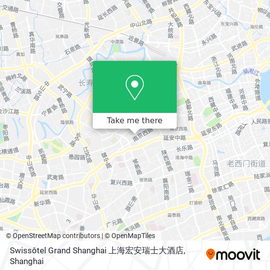 Swissôtel Grand Shanghai 上海宏安瑞士大酒店 map