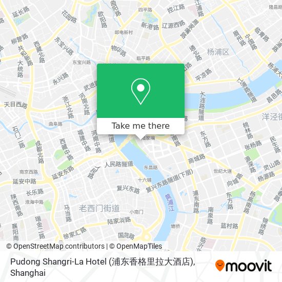 Pudong Shangri-La Hotel (浦东香格里拉大酒店) map