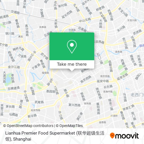 Lianhua Premier Food Supermarket (联华超级生活馆) map