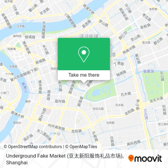 Underground Fake Market (亚太新阳服饰礼品市场) map