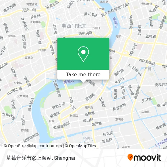 草莓音乐节@上海站 map