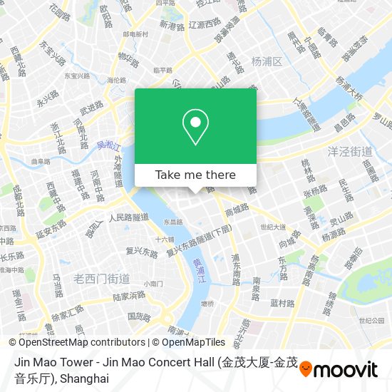 Jin Mao Tower - Jin Mao Concert Hall (金茂大厦-金茂音乐厅) map