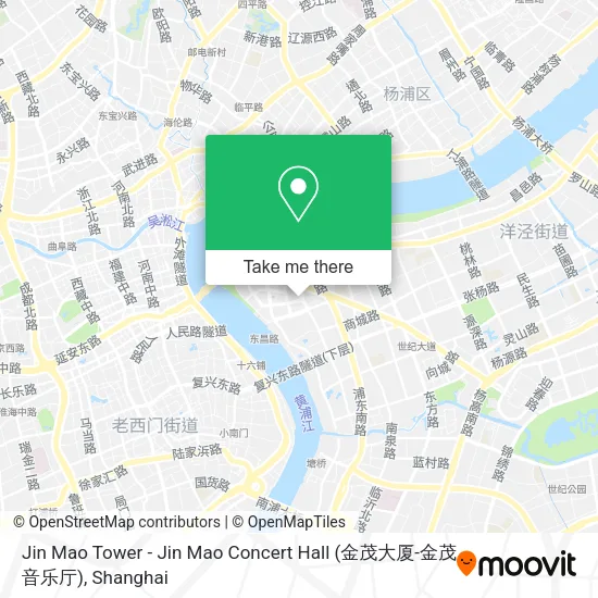 Jin Mao Tower - Jin Mao Concert Hall (金茂大厦-金茂音乐厅) map