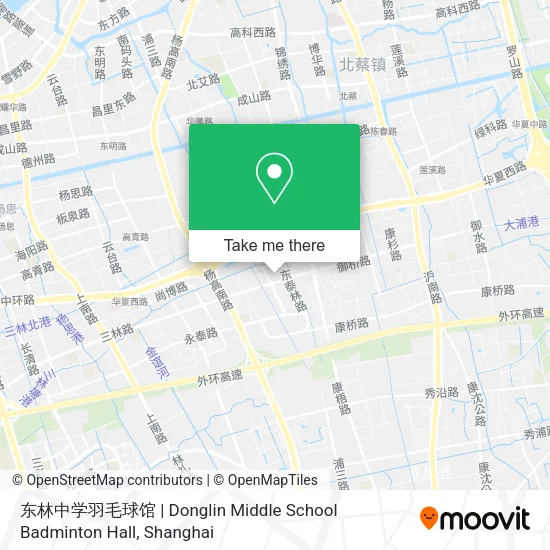 东林中学羽毛球馆 | Donglin Middle School Badminton Hall map