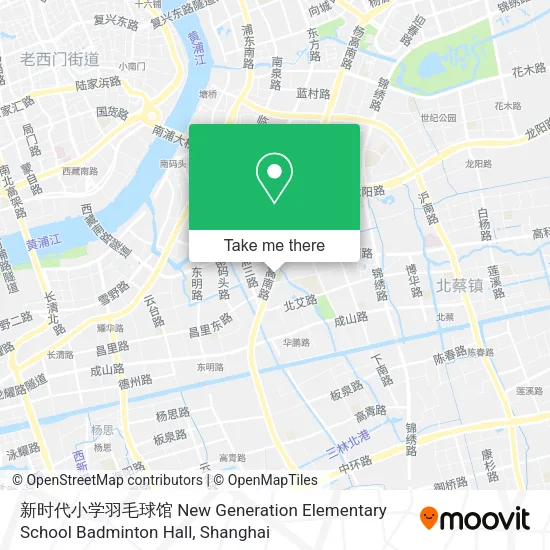新时代小学羽毛球馆 New Generation Elementary School Badminton Hall map