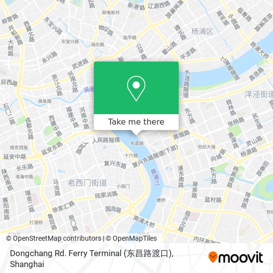 Dongchang Rd. Ferry Terminal (东昌路渡口) map