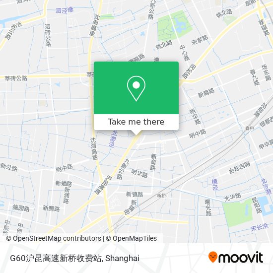 G60沪昆高速新桥收费站 map
