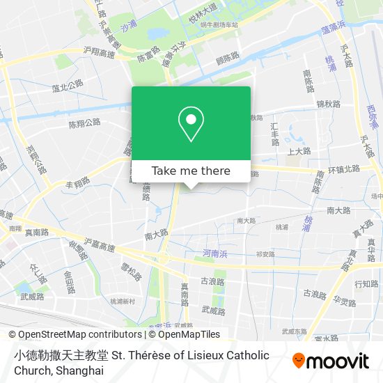 小德勒撒天主教堂 St. Thérèse of Lisieux Catholic Church map