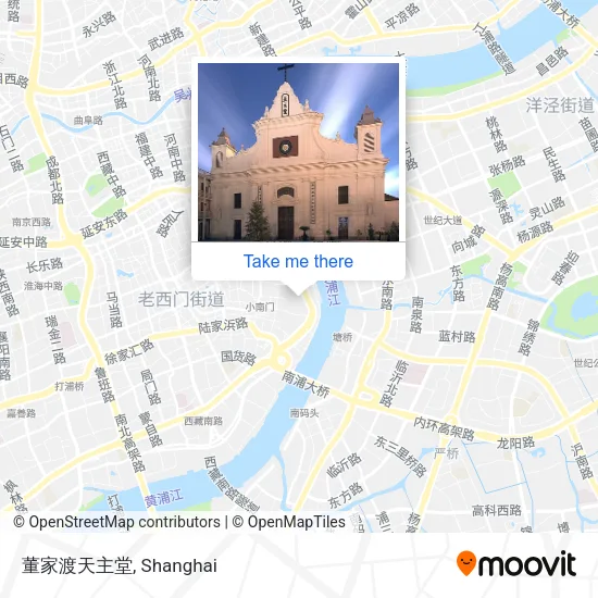 董家渡天主堂 map