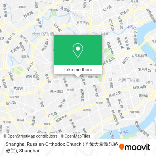 Shanghai Russian-Orthodox Church (圣母大堂新乐路教堂) map