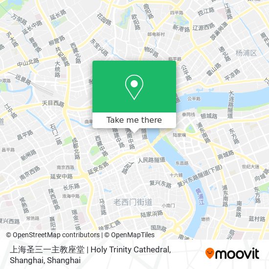 上海圣三一主教座堂 | Holy Trinity Cathedral, Shanghai map