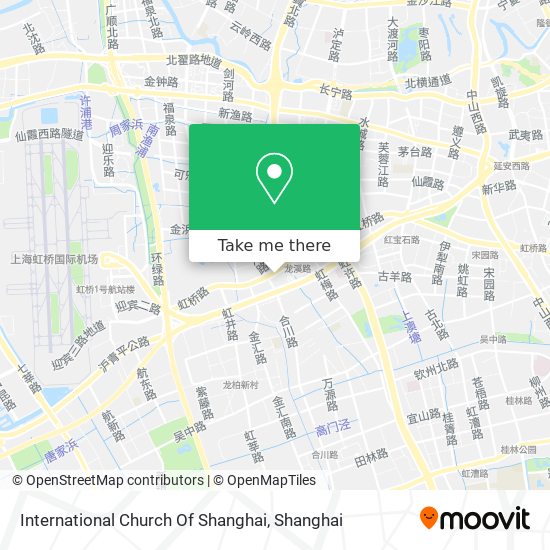 International Church Of Shanghai map