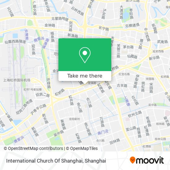 International Church Of Shanghai map