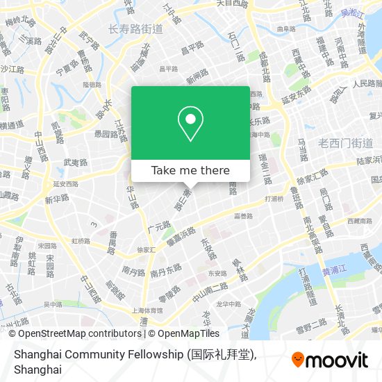Shanghai Community Fellowship (国际礼拜堂) map