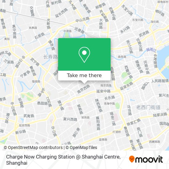 Charge Now Charging Station @ Shanghai Centre map