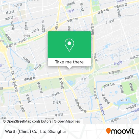 Würth (China) Co., Ltd map