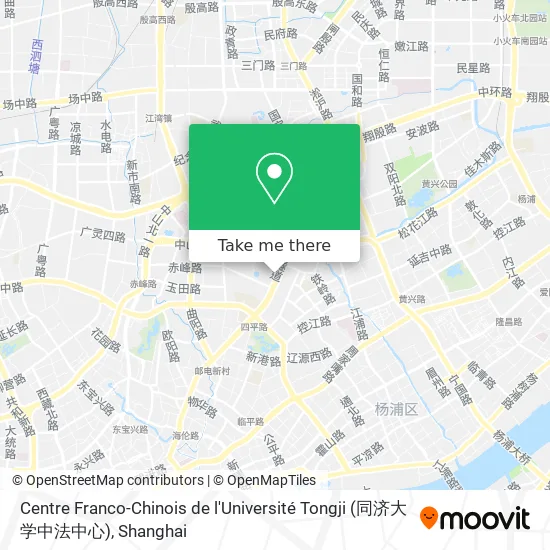 Centre Franco-Chinois de l'Université Tongji (同济大学中法中心) map