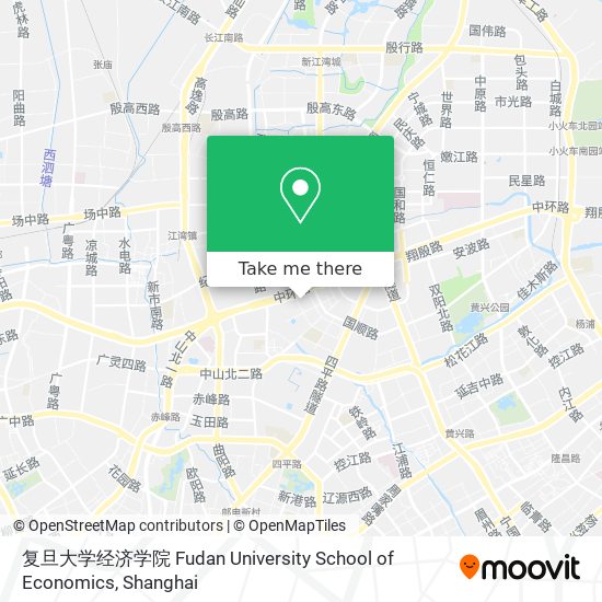复旦大学经济学院 Fudan University School of Economics map