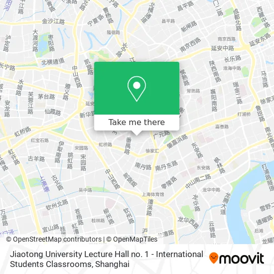 Jiaotong University Lecture Hall no. 1 - International Students Classrooms map
